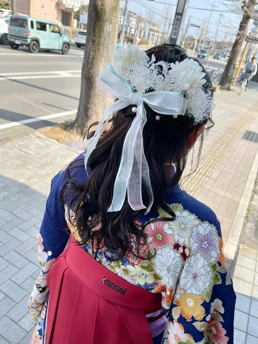ヘアアレンジ ヘアセット オノ アカネのヘアスタイル