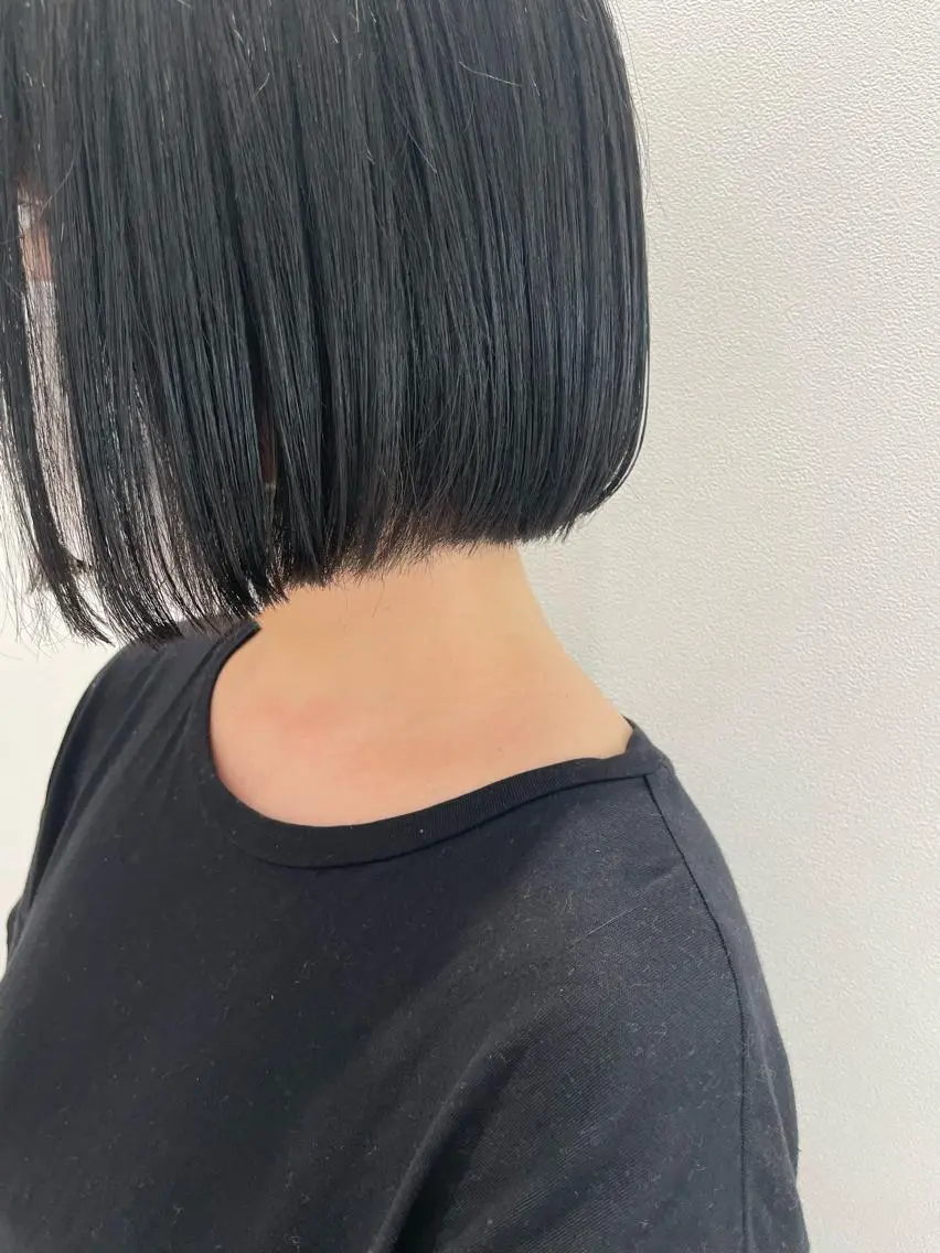 ショート 切りっぱなしボブ ボブ カット トリートメント 🪴酒井 可南子🪴のヘアスタイル