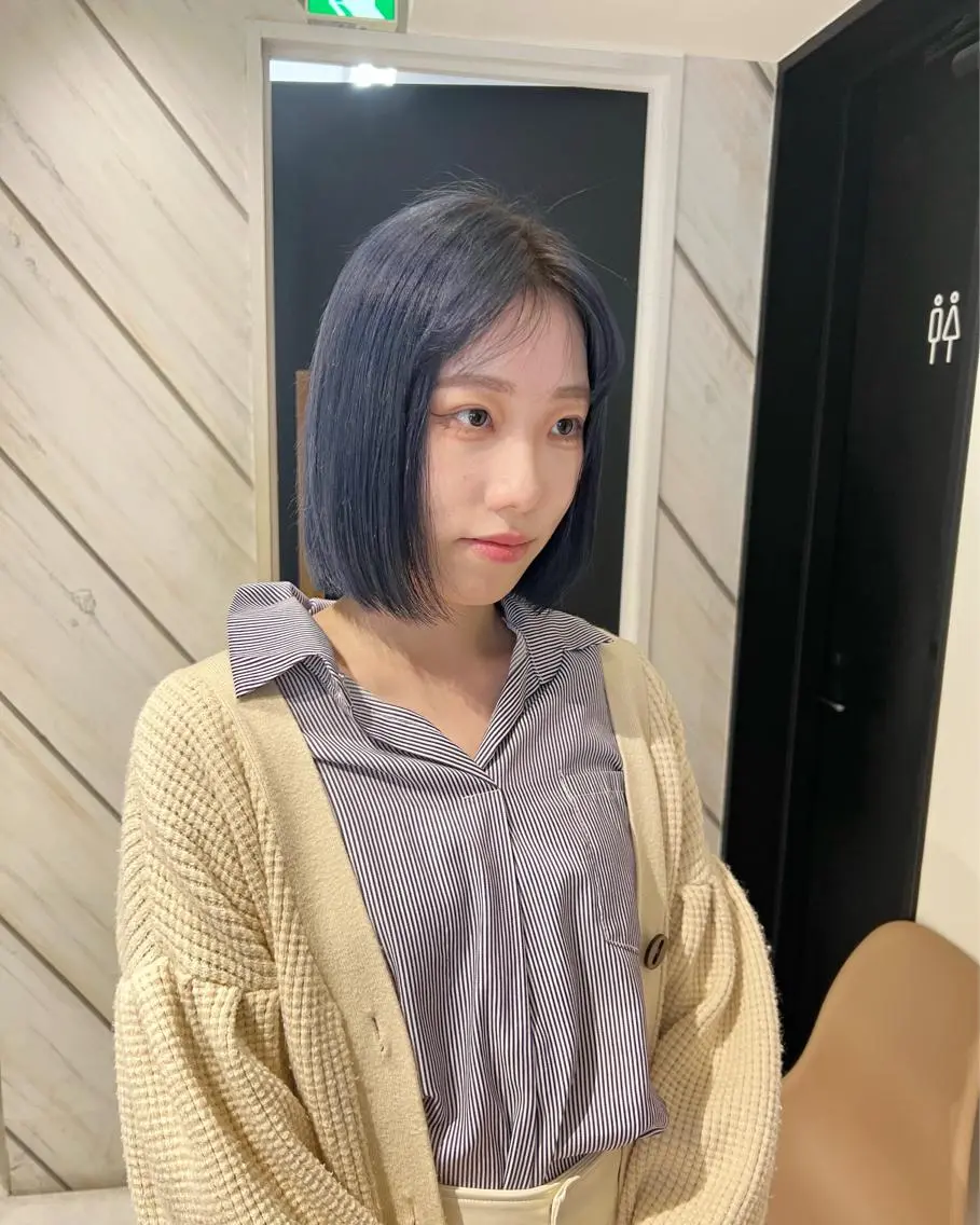 ミディアム デザイン🥇複雑履歴 ハイトーン特化のヘアスタイル