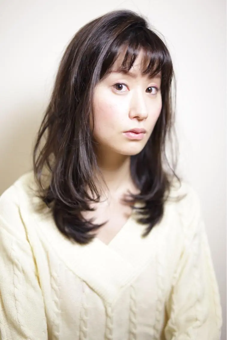 ミディアム ミディアムレイヤー レイヤーカット タジマ ヤスヒサのヘアスタイル