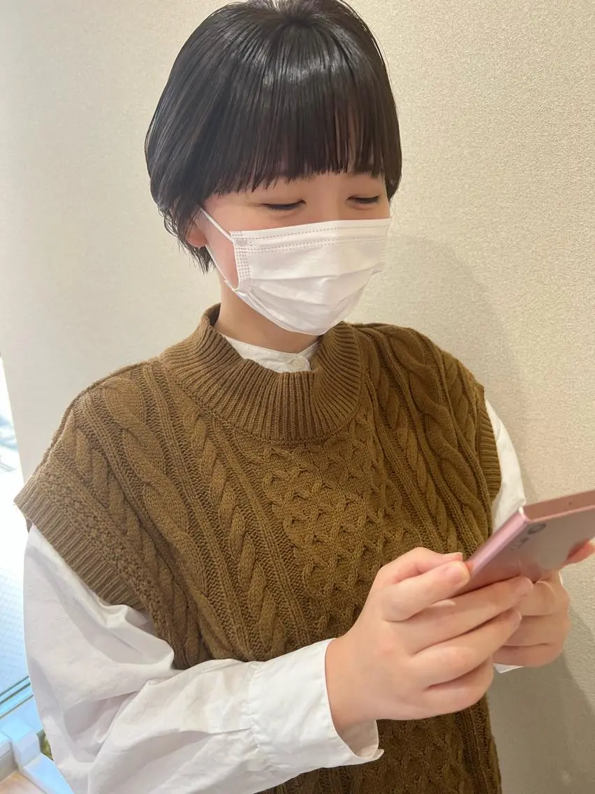 ショート ショートヘア 外国人対応 佐久間のヘアスタイル