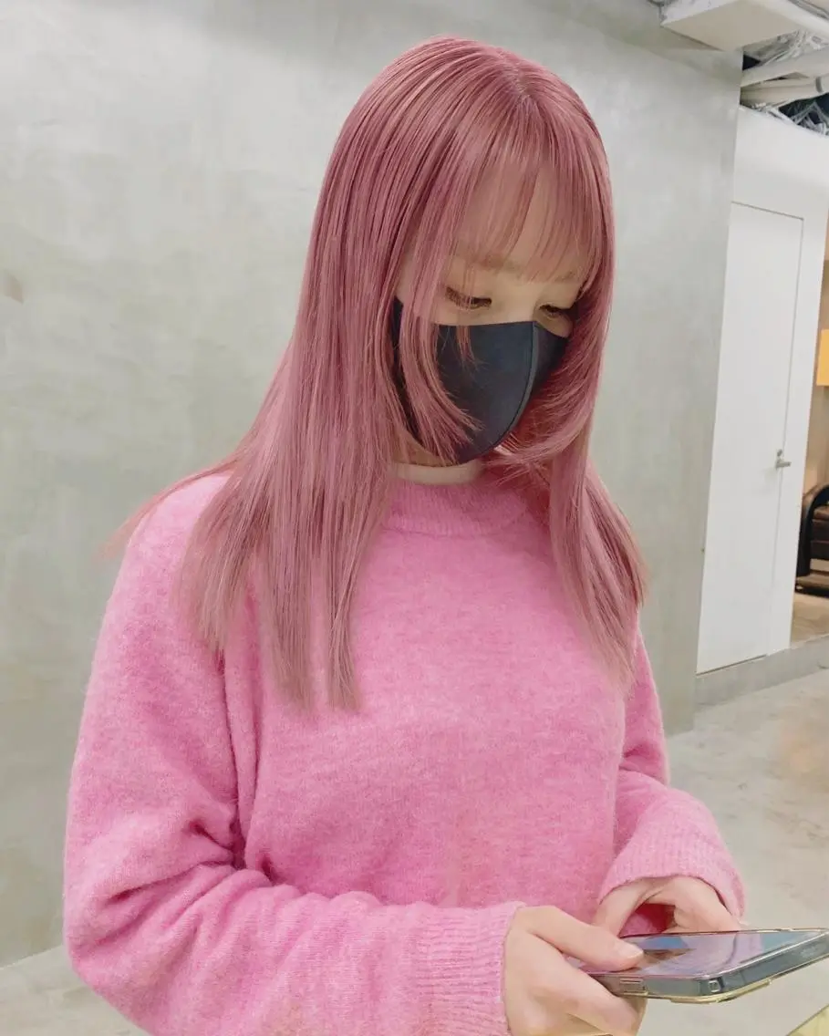 セミロング カラー 🐝 hachi🐝のヘアスタイル