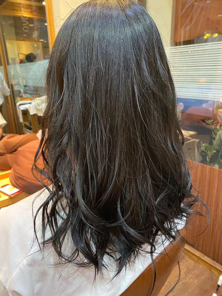 ロング カラー パーマ ヘアアレンジ メンズ キッズ ネイル マツエク・マツパ 🌈髪質改善・美髪矯 正・平野瀬乃🌈のヘアスタイル