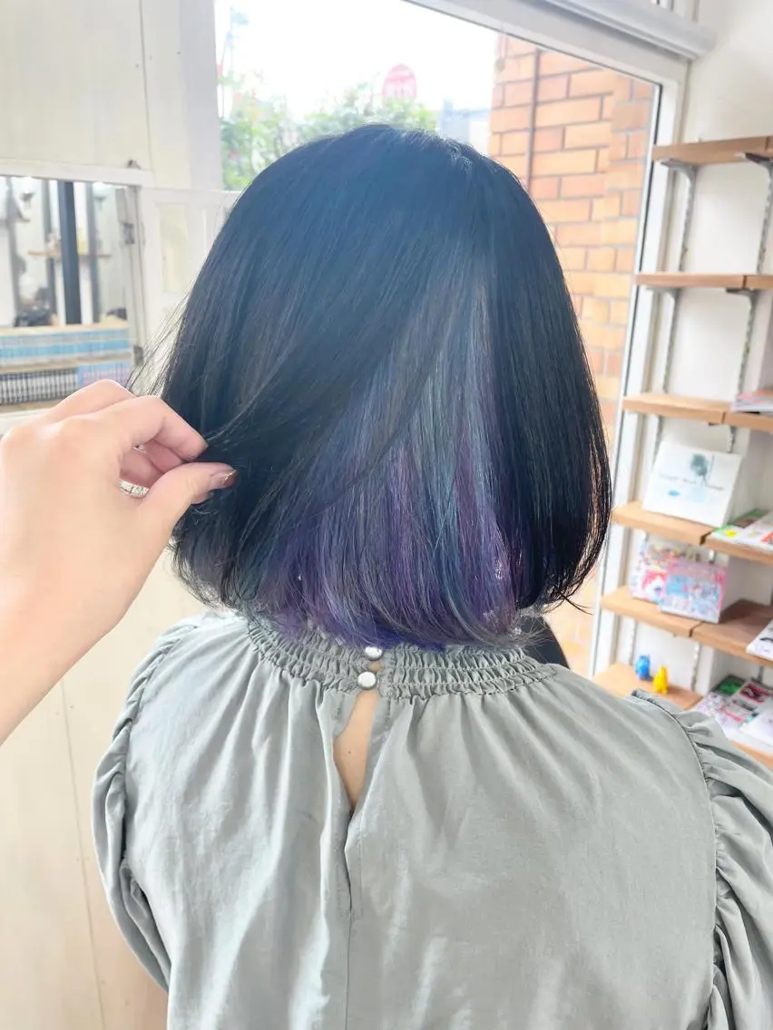ミディアム 青木 優歩のヘアスタイル