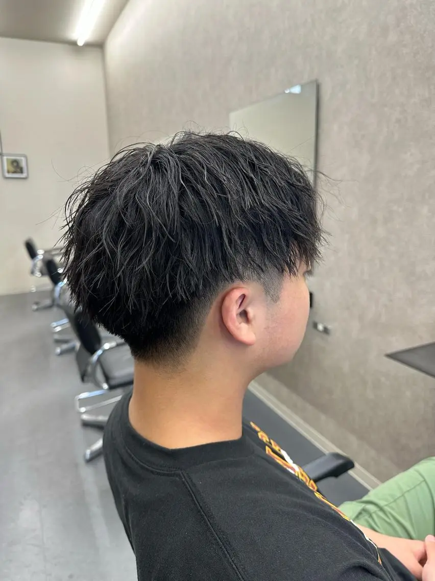 ショート ツイストパーマ カット パーマ ✂️ステレオ知立✂️ 福田拓人⚽️のヘアスタイル