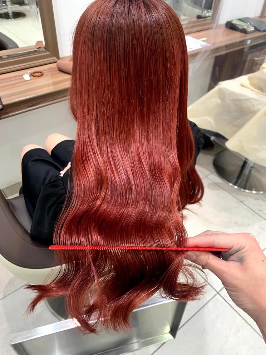 ロング 髪質改善 日野・八王子レイヤー ワタナベリョウマのヘアスタイル