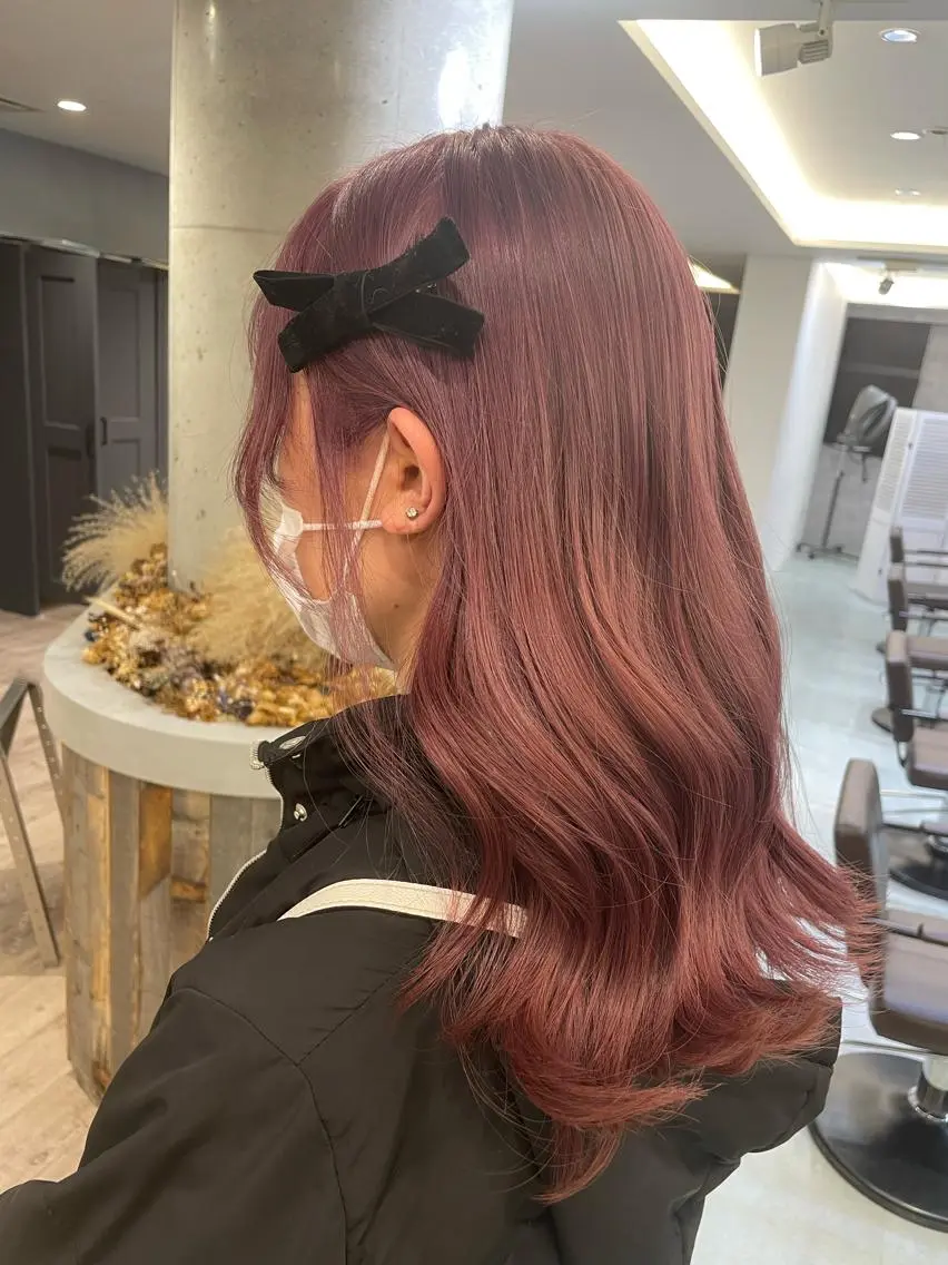 ロング ヘアカラー トリートメント ♡似合わせハイトーン ♡maiのヘアスタイル