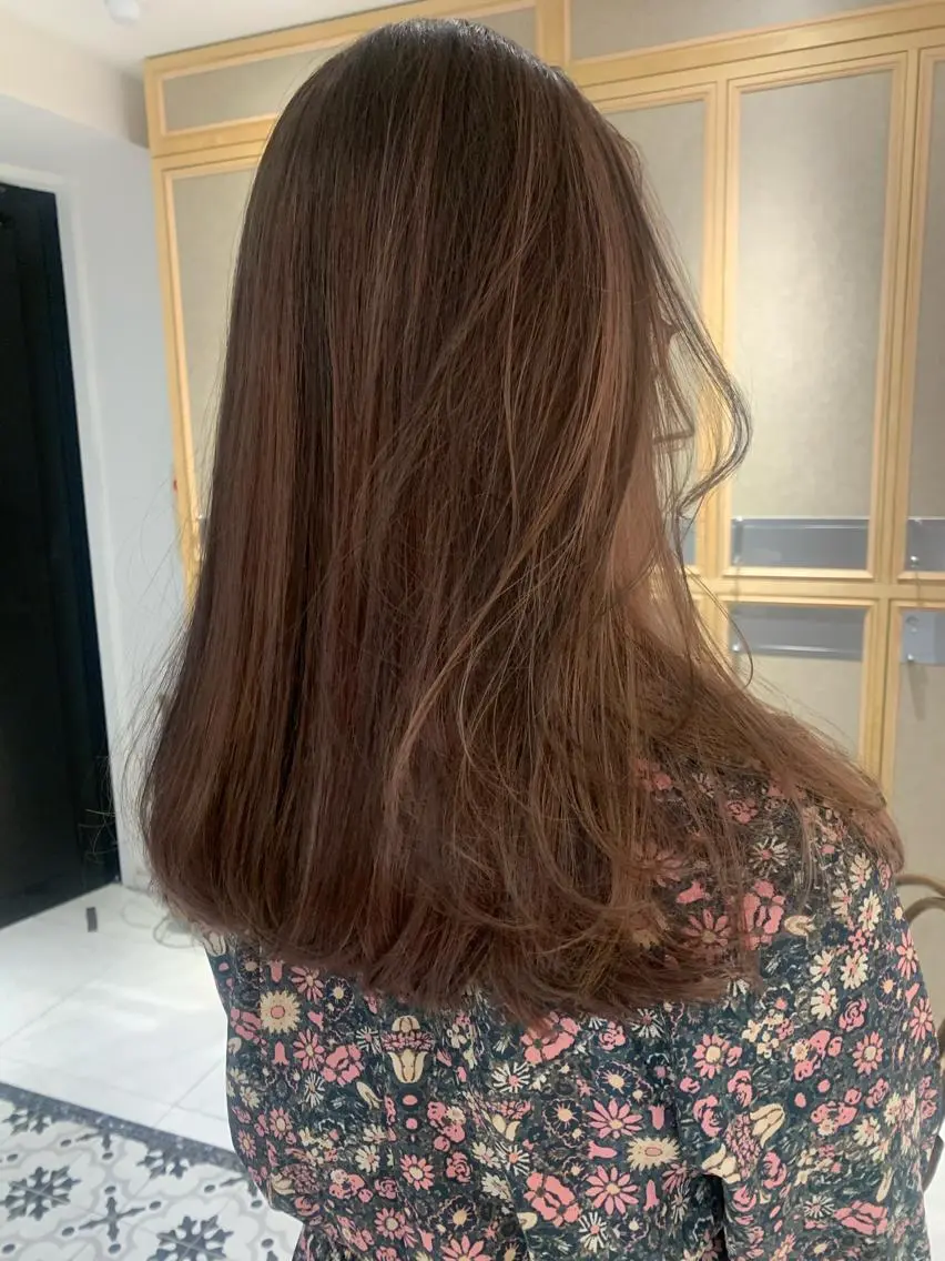 セミロング 透明感カラー/ レイヤー🤎mamiのヘアスタイル