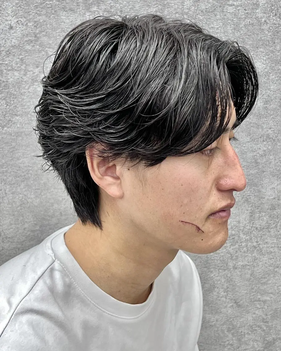 パーマ メンズ GLOP HOMME 店長 アオトのヘアスタイル