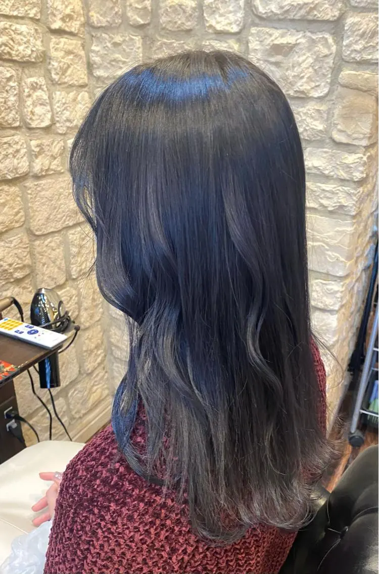 カラー 透明感カラー ラベンダーカラー ラベンダーグレー ブリーチカラー⸜♡⸝ クルミ🐍のヘアスタイル
