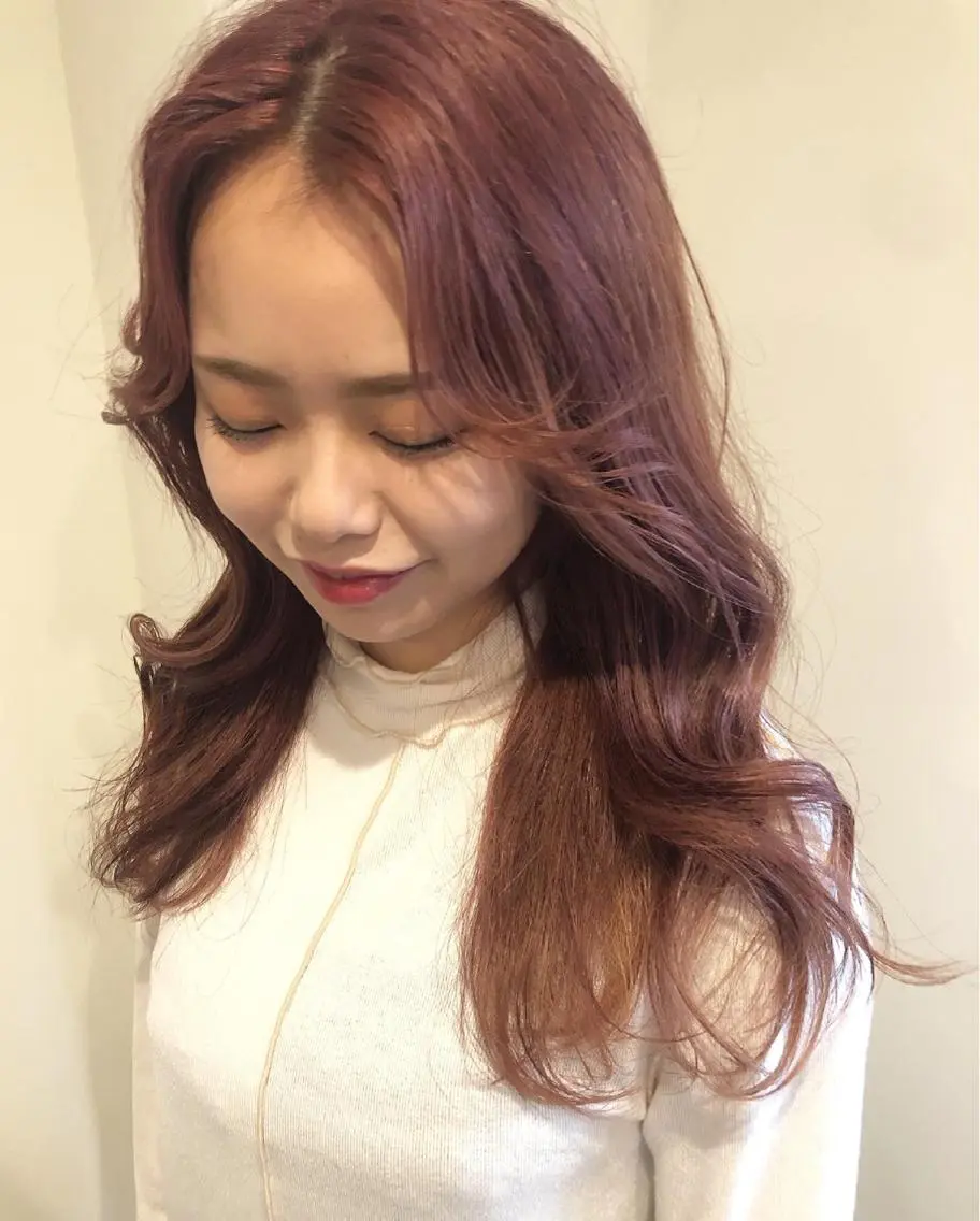 ロング カラー ヘアアレンジ カット ヘアカラー 永井 亜実のヘアスタイル