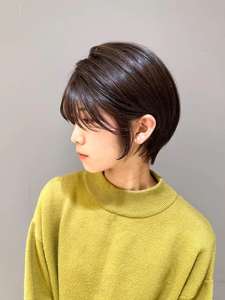 ショート ショートボブ ハンサムショート 丸みショート ボブ ショートヘア 荻窪/ショートヘア✨ ショートボブ長松大哉のヘアスタイル