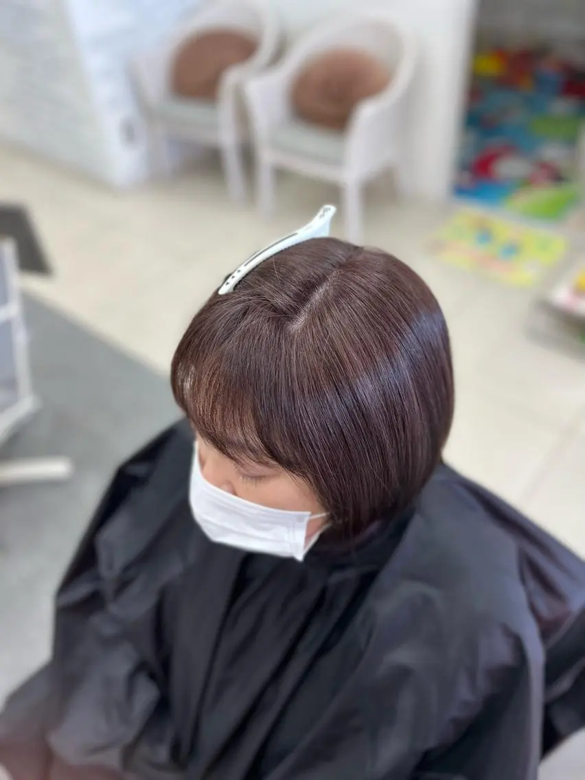 ミディアム カラー ヘアカラー 太白区/白髪ぼかし ハイライト/千葉達人のヘアスタイル