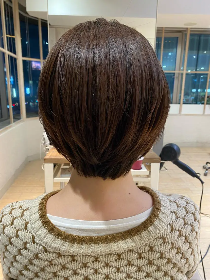 ショート ショートヘア 顔周り/くびれヘア 韓国ヘア💕風間るなのヘアスタイル