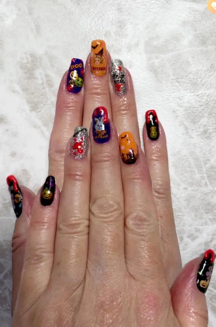 ネイル ハロウィン ゆぴねいる yupinailのネイルデザイン