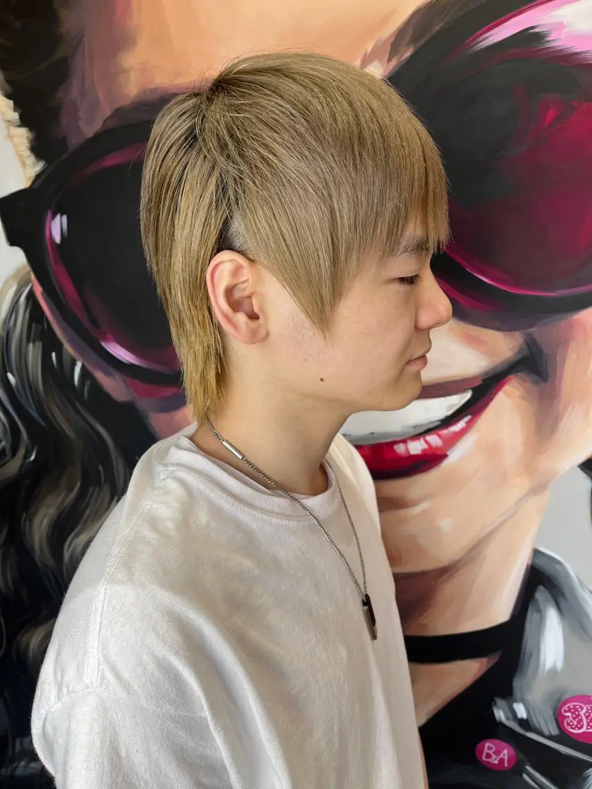 ショート カラー パーマ ヘアアレンジ メンズ キッズ ネイル マツエク・マツパ アイブロウ 久木原 ゆりのヘアスタイル