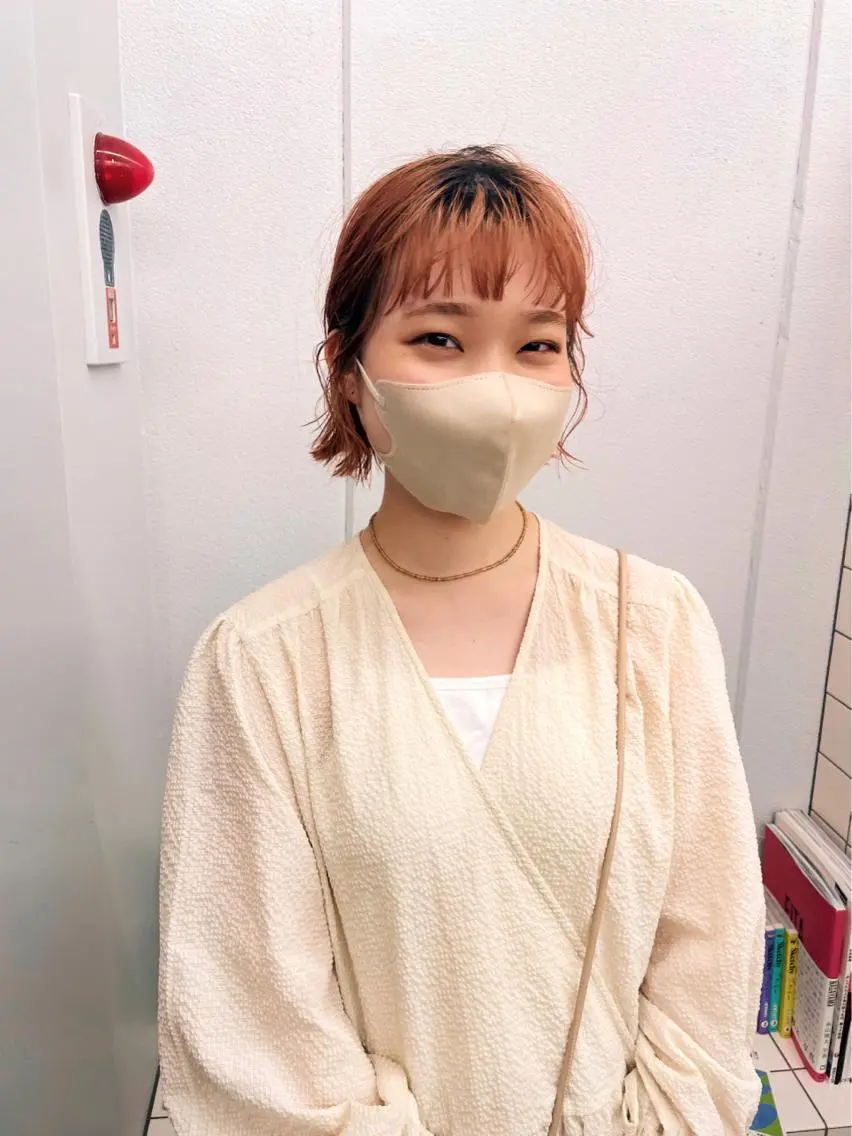 ショート カラー ヘアカラー 関 京磨のヘアスタイル