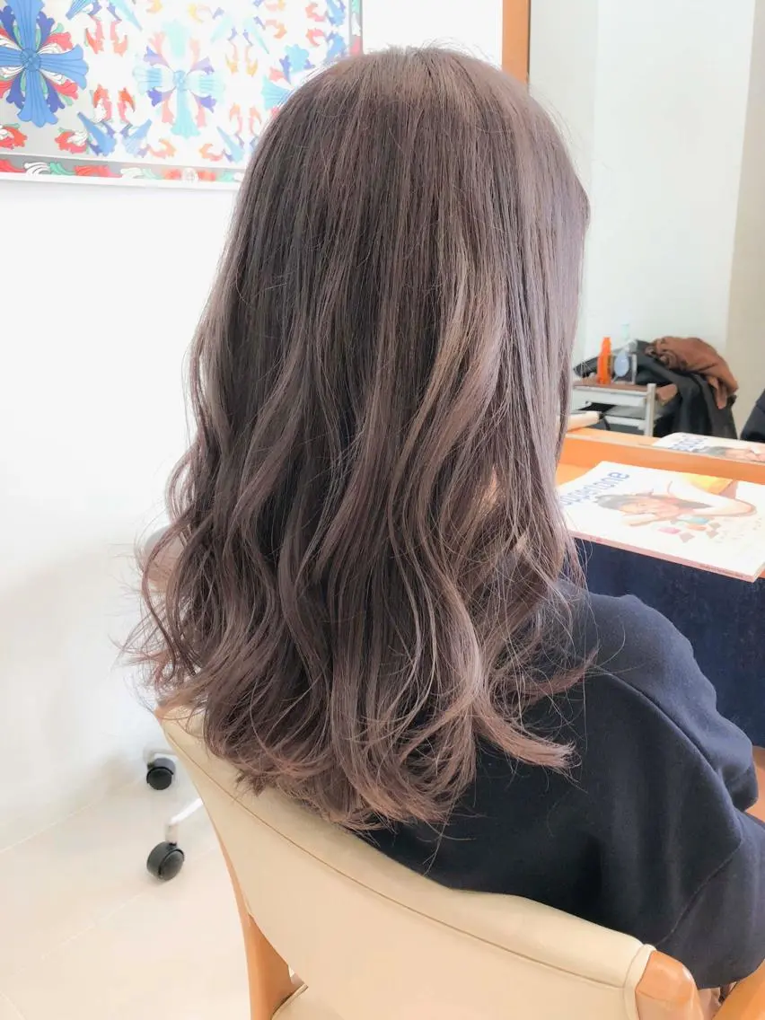 ロング カラー Days 透明感カラーのヘアスタイル