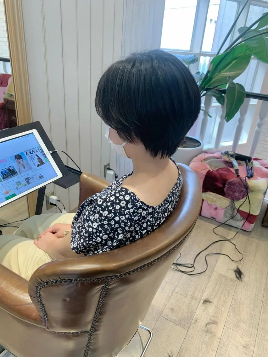 ショート ショートヘア 鈴木 麻希のヘアスタイル