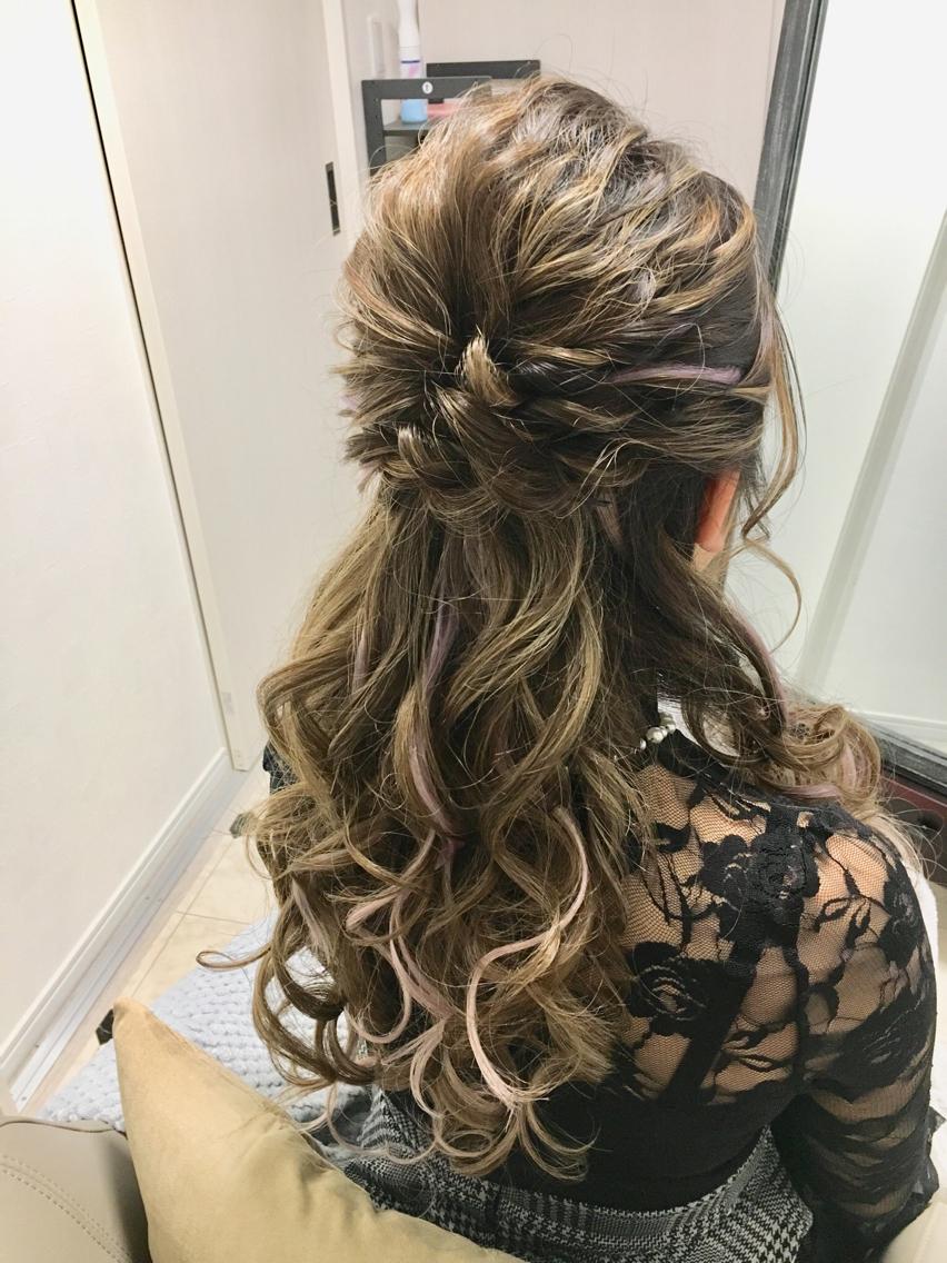 ヘアアレンジ ヘアセット Salon ENUのマツエク・マツパデザイン
