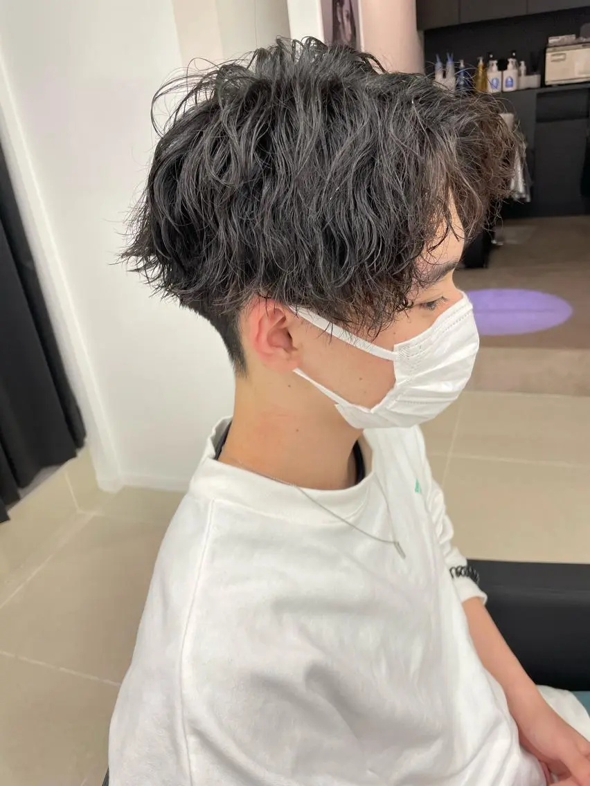 ショート カラー パーマ ヘアアレンジ メンズ 🔥メンズ特化🔥 木村 祐太のヘアスタイル