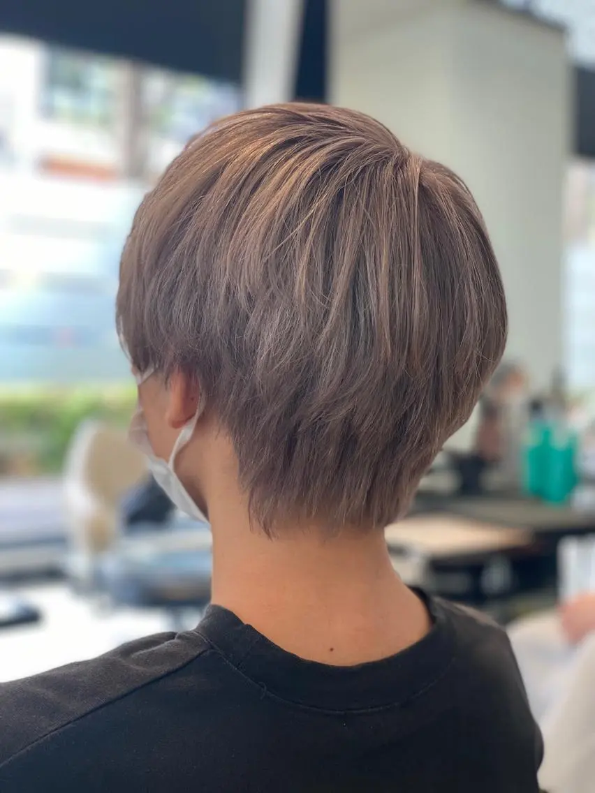 ショート カラー メンズ ヘアカラー トリートメント 【デザインカラー】 🕊️村田 菜々美のヘアスタイル