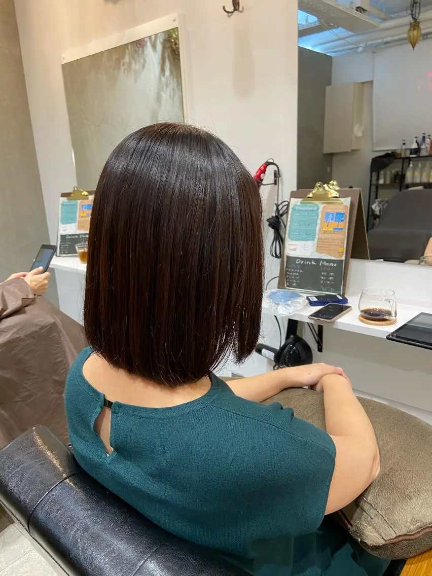 セミロング 薗部 創生のヘアスタイル