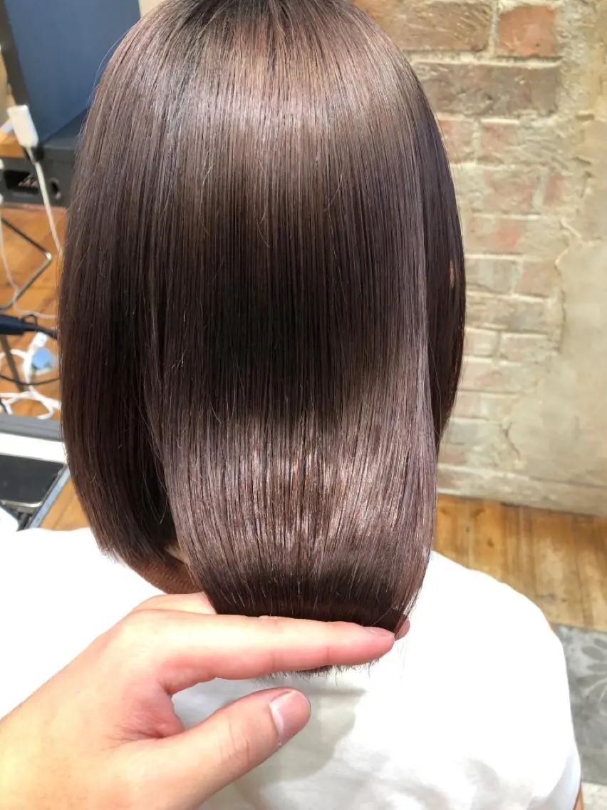 ショート パーマ ハイライト 髪質改善 レイヤーカット ショートヘア カット ヘアカラー 縮毛矯正 トリートメント 銀座✨ショートボブ ショート/坂本亜裟海のヘアスタイル