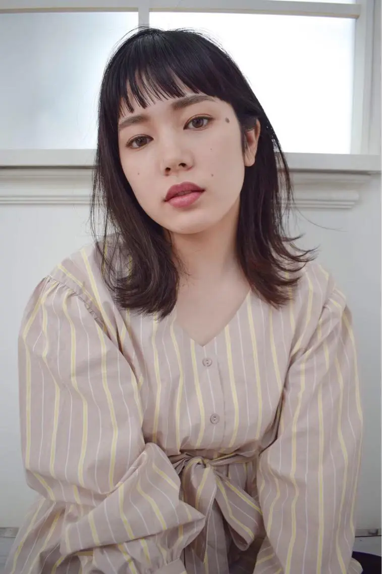 ミディアム カラー パーマ ヘアアレンジ メンズ キッズ ネイル マツエク・マツパ ヘアカラー トリートメント EnBlesS西宮 マンツーマン神道有基のヘアスタイル