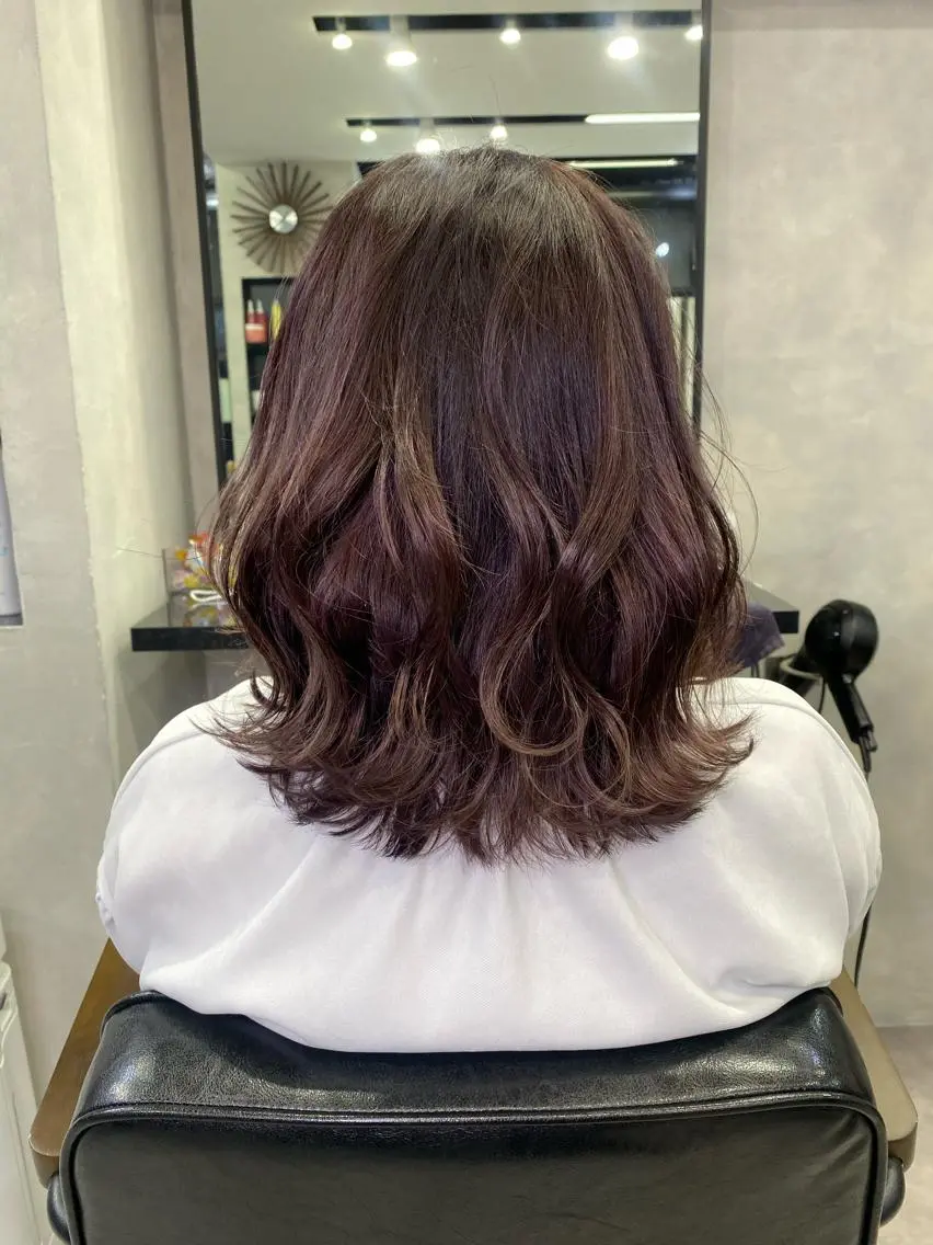 ミディアム カラー ヘアアレンジ FAAM Tsuneのヘアスタイル