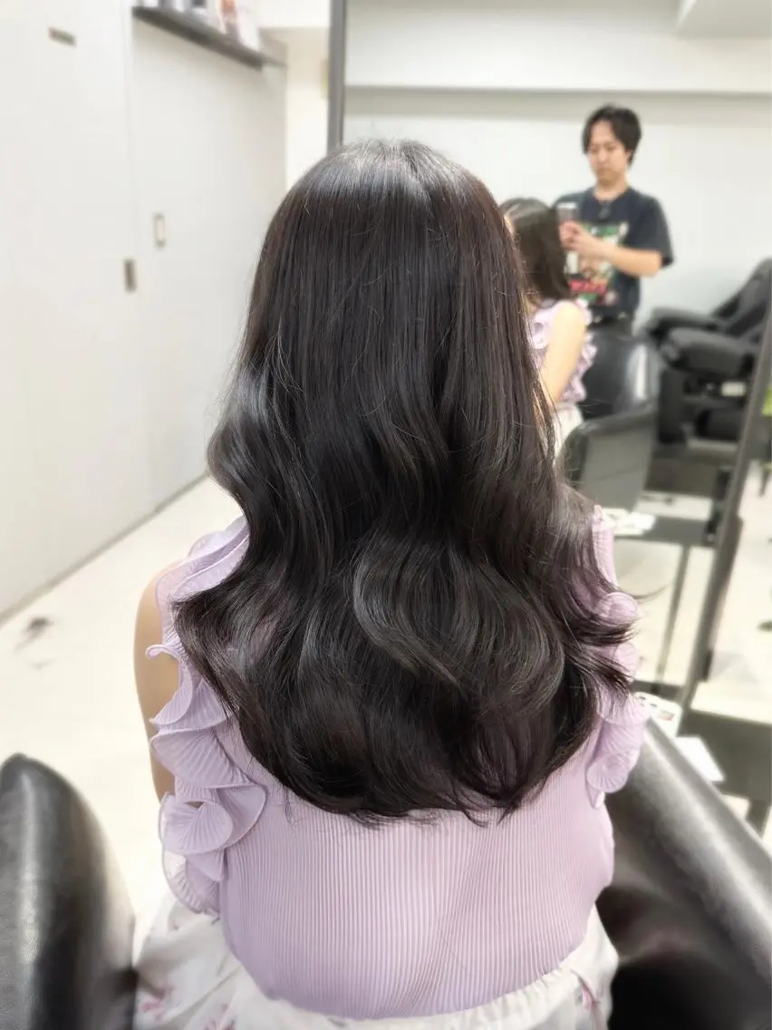 ミディアム カラー 韓国ヘア 店長NEGIのヘアスタイル