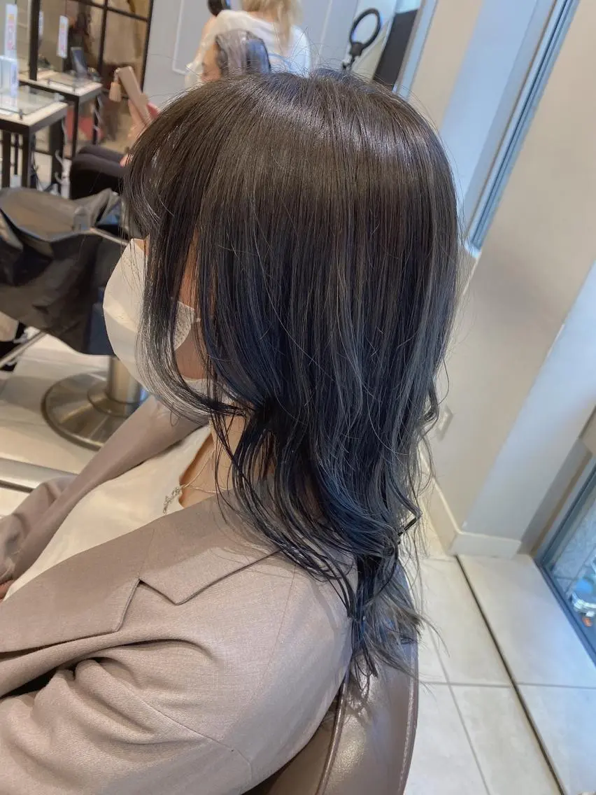 ロング 美髪矯正透明感カラー 江川 和輝のヘアスタイル