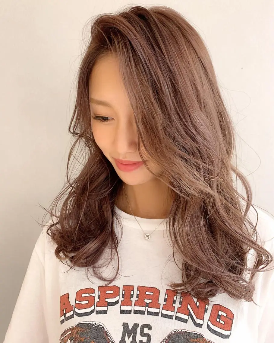 ロング カラー box mico. mutsumiのヘアスタイル