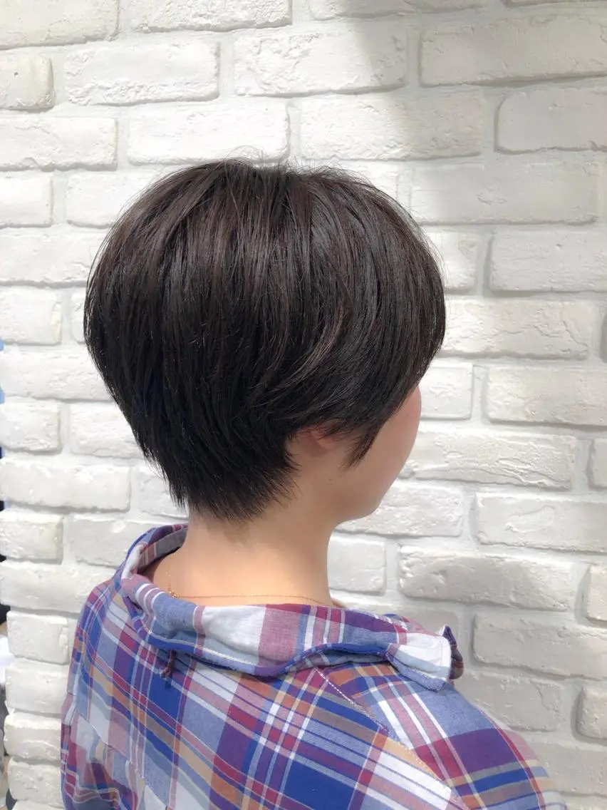 ショート カラー 五十嵐ゆり 美髪カラー 武蔵小杉のヘアスタイル