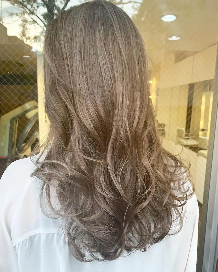 セミロング カラー 髪質改善サロン ARCHE野瀬冬馬のヘアスタイル