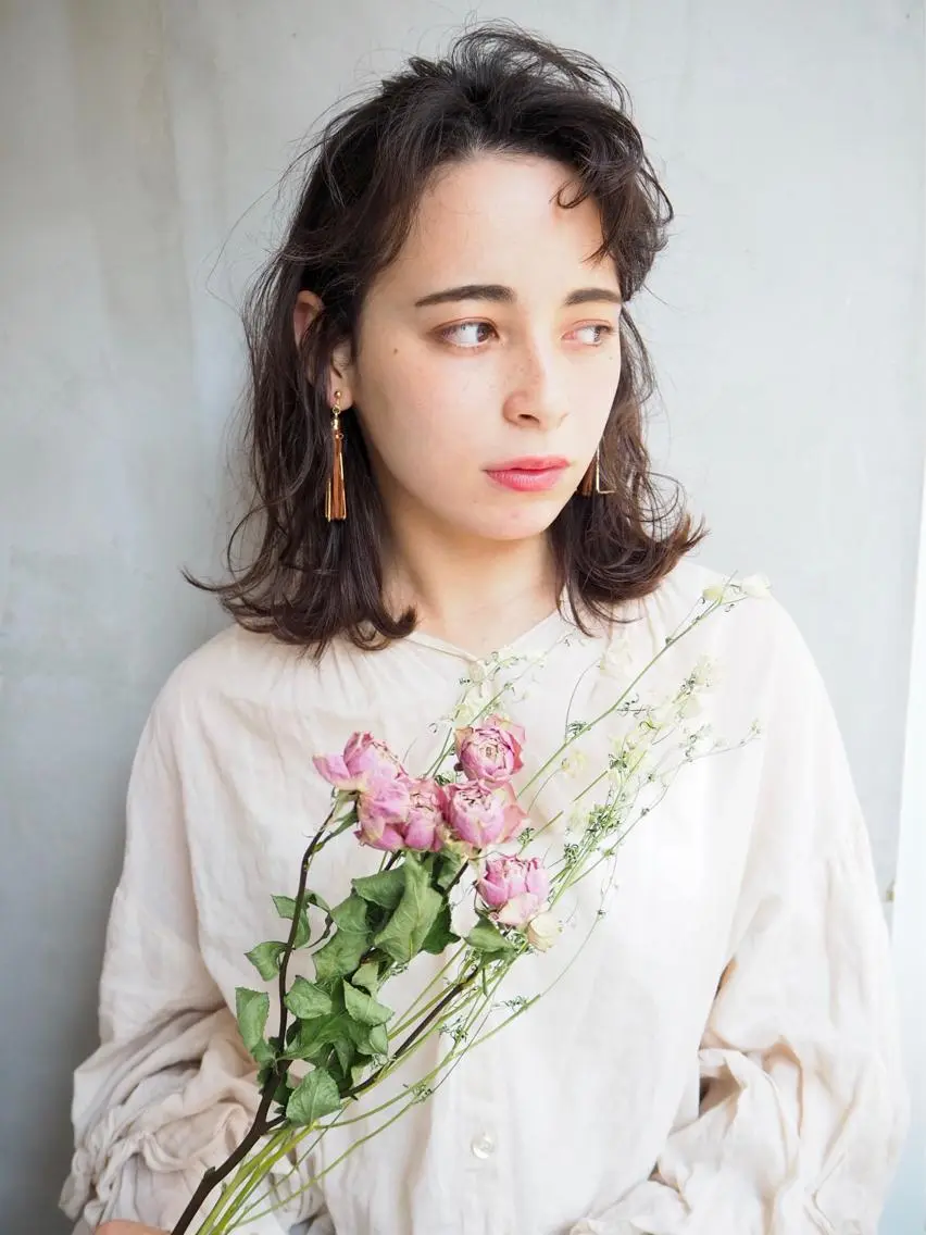 ミディアム パーマ レイズ 立川のヘアスタイル