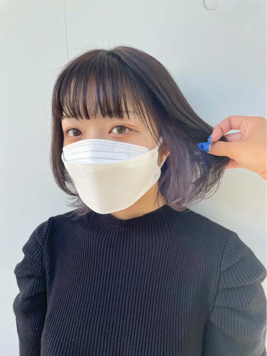 ショート カラー アディクシーカラー ブリーチ ケアブリーチ ダブルカラー イヤリングカラー カット ヘアカラー トリートメント もにか🌞原宿/渋谷 🌝ブリーチカラーのヘアスタイル