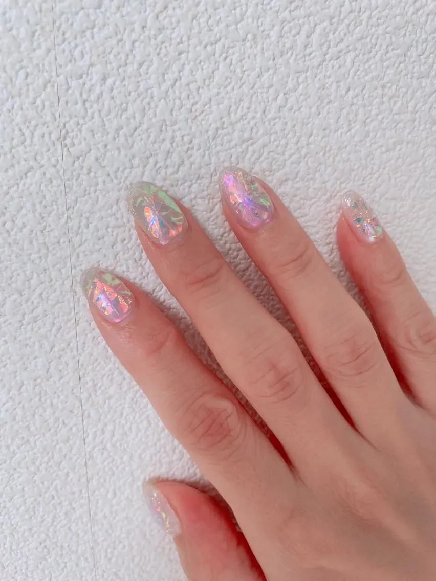 ネイル 氷ネイル・うるうるネイル ハンドネイル nail＆eye YUMIのマツエク・マツパデザイン