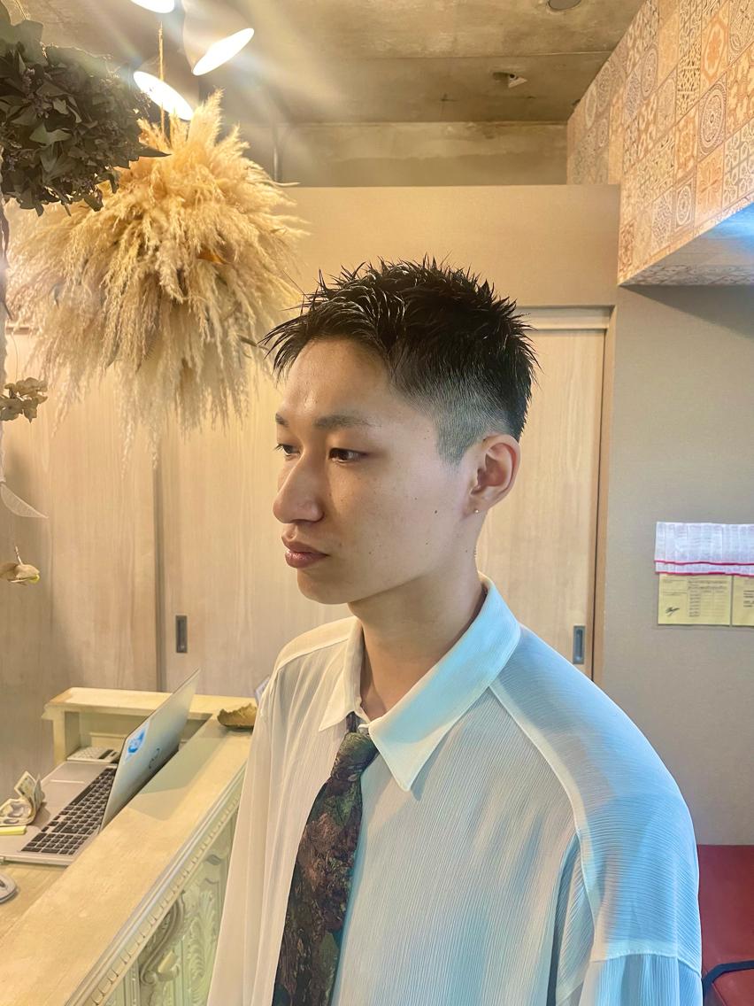 ショート メンズ 荒牧 絵美のヘアスタイル