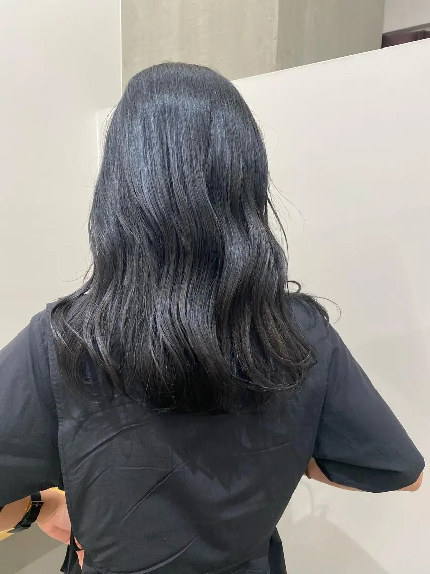 ロング カラー ヘアアレンジ 韓国好き🇰🇷 美容師MIKUのヘアスタイル