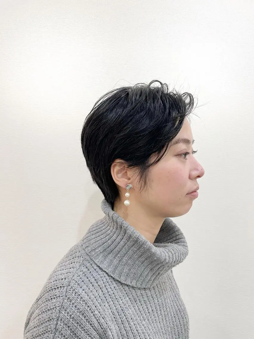ショート 👑銀座ショート/ 絶壁補正/金子涼👑のヘアスタイル