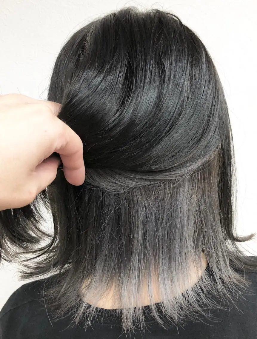 カラー 最高級エクステ /羽エクステ白石宇由のヘアスタイル