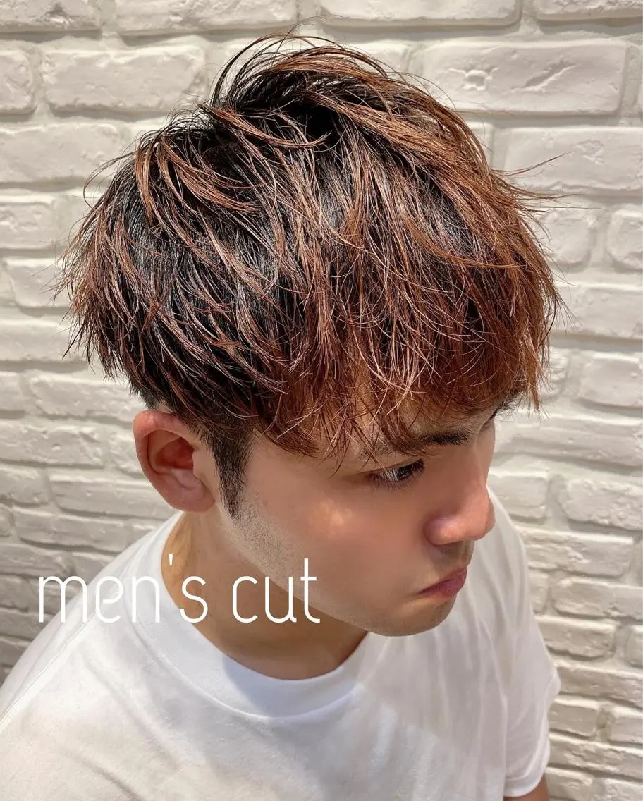 メンズ カラー系/カット特化 🟠オオタキマサシのヘアスタイル