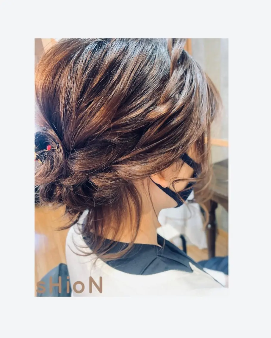 ヘアアレンジ sHioN髪質改善 美髪矯正／ヘア着付けのヘアスタイル