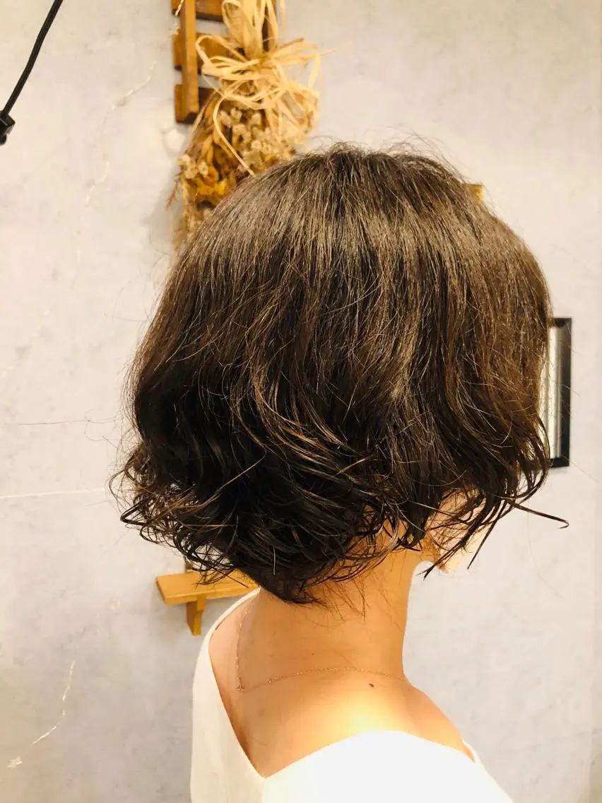 ショート パーマ 本多 美羽のネイルデザイン