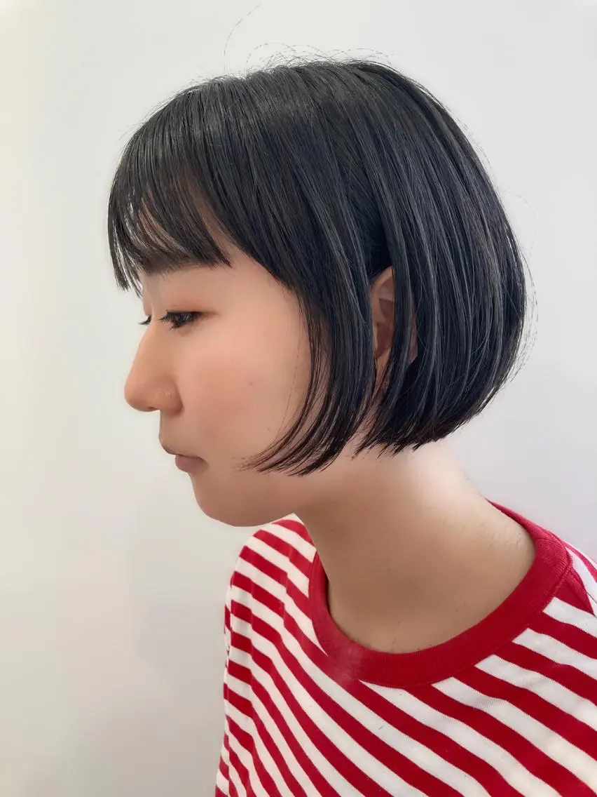 ショート ボブ リベイルけんた モデル募集のヘアスタイル