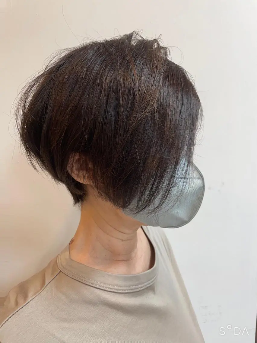 ショート カラー 似合わせカット トリートメント Akala hitomiのヘアスタイル