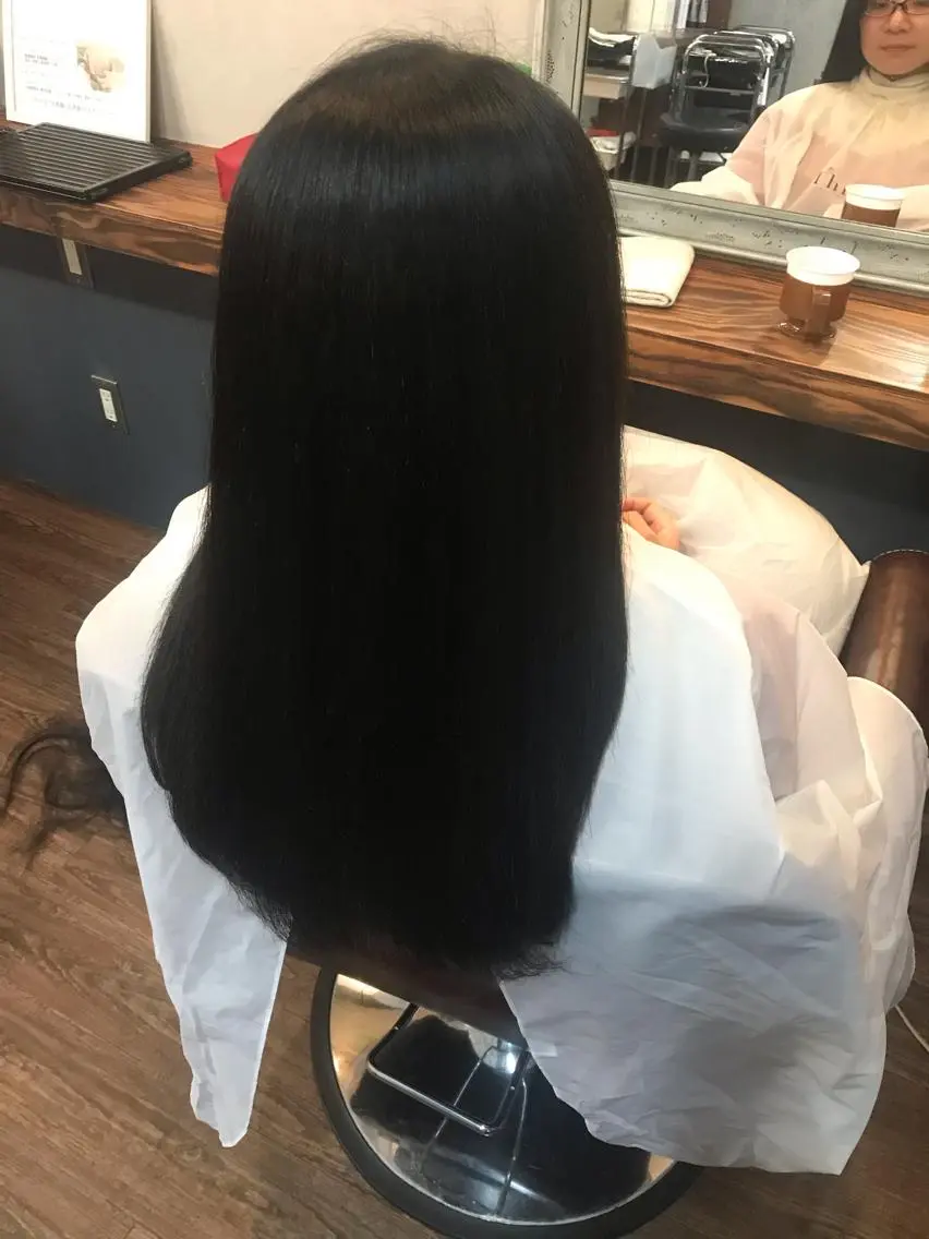 ロング カット 縮毛矯正 トリートメント ヘアセット ✨上村 潤平✨メンズヘア✨のヘアスタイル