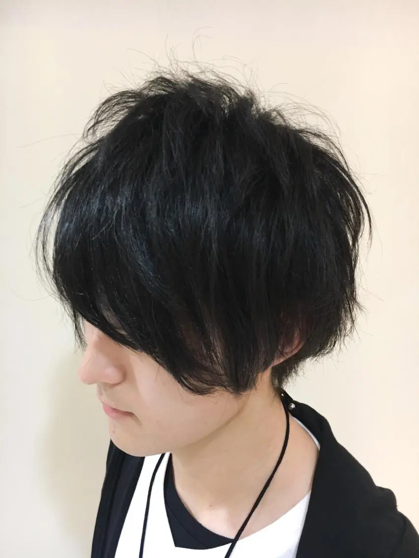 ショート メンズ カット パーマ 永井 大希のヘアスタイル