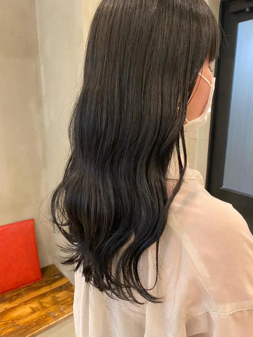 セミロング カット ヘアカラー トリートメント 新宿/顔周りカット +レイヤー=しずく♩のヘアスタイル